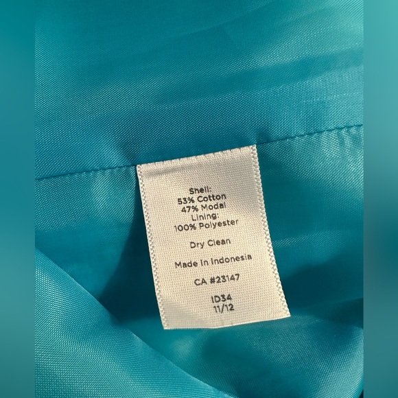 TALBOTS Springtime Garden Party Shift Sheath Dress Floral Vibrant Belted Green - Picture 13 of 14